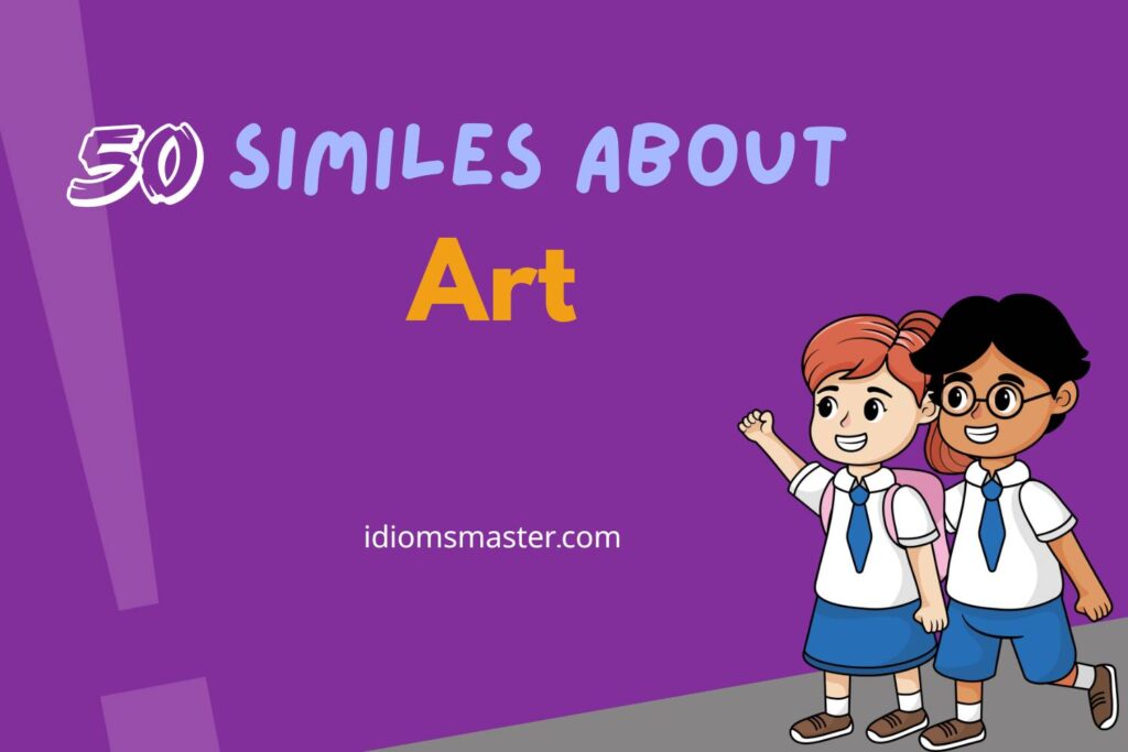 similes about art