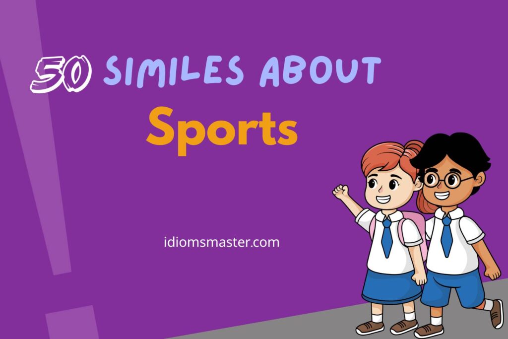 similes about sports