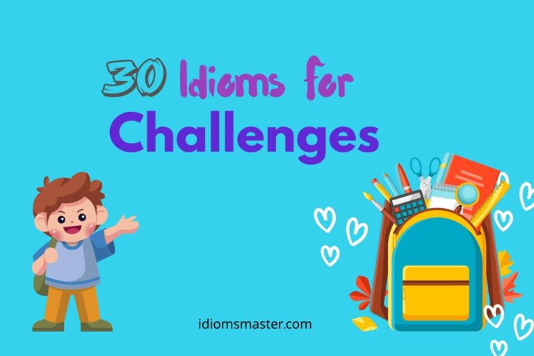 idioms for challenges