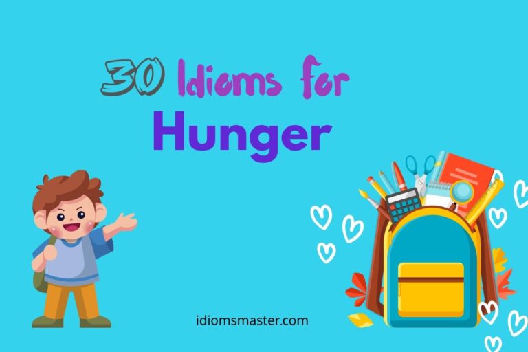idioms for hunger