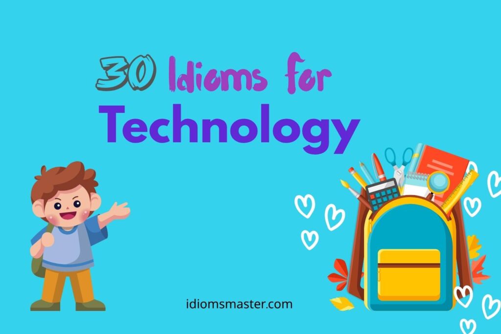 idioms for technology
