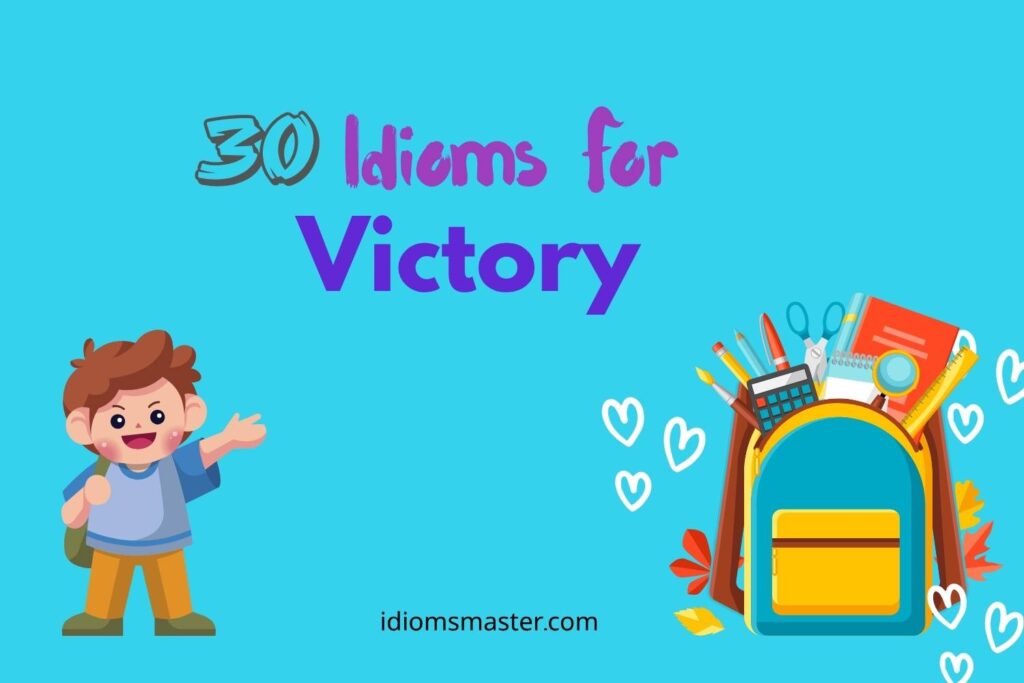 idioms for victory
