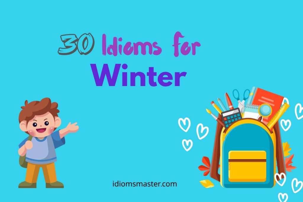 idioms for winter