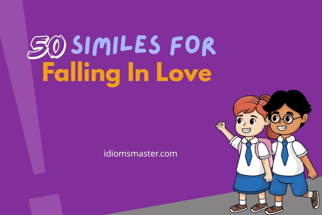 similes for falling in love