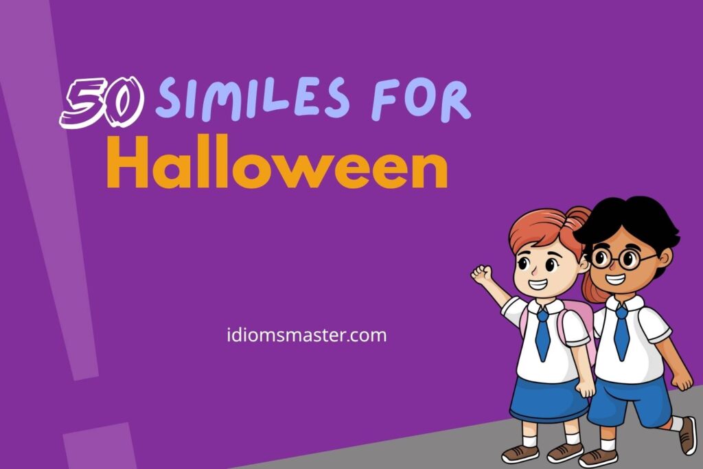 similes for halloween